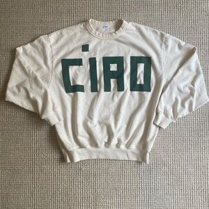 Clare V. Oversized Ciao Sweatshirt